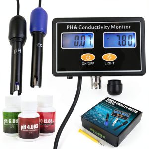 DANOPLUS KIB-231 2-in-1 pH and EC Conductivity Meter with ATC and-0